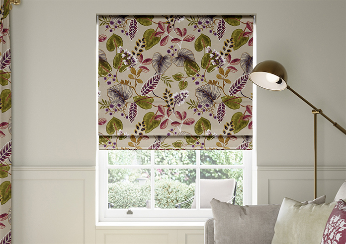 Fandango, Cranberry - Twist&Fit Roman Blind - Image 3